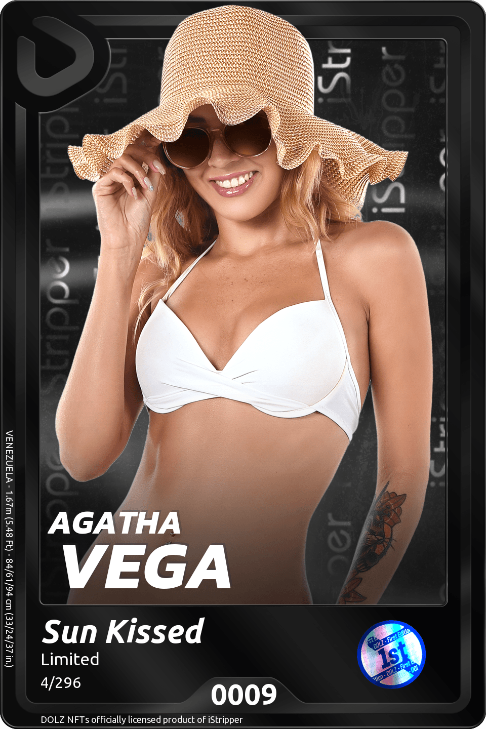 Agatha VEGA - Sun Kissed - DOLZ Trading Cards | OpenSea