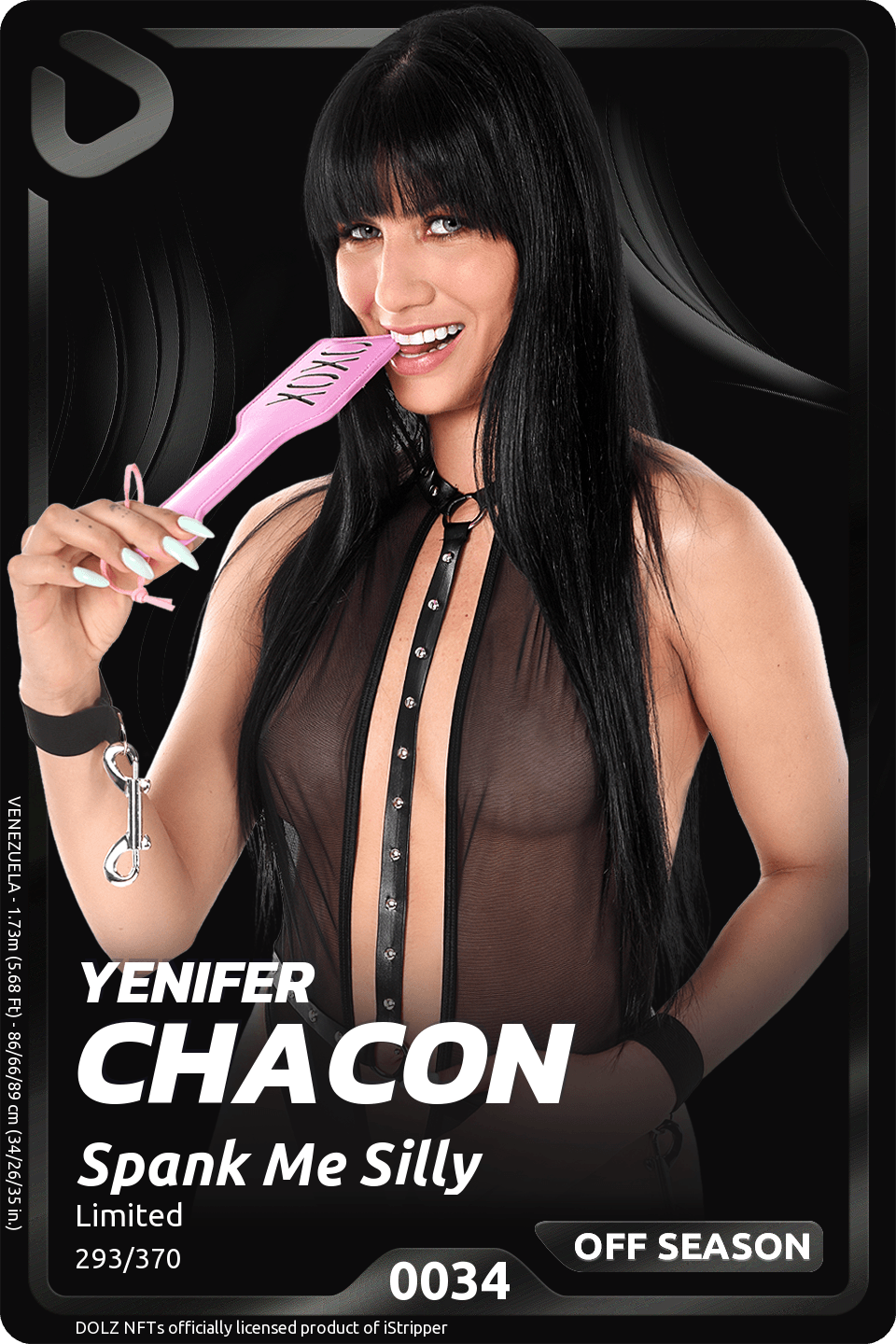 Yenifer CHACON - Spank Me Silly - DOLZ Trading Cards | OpenSea
